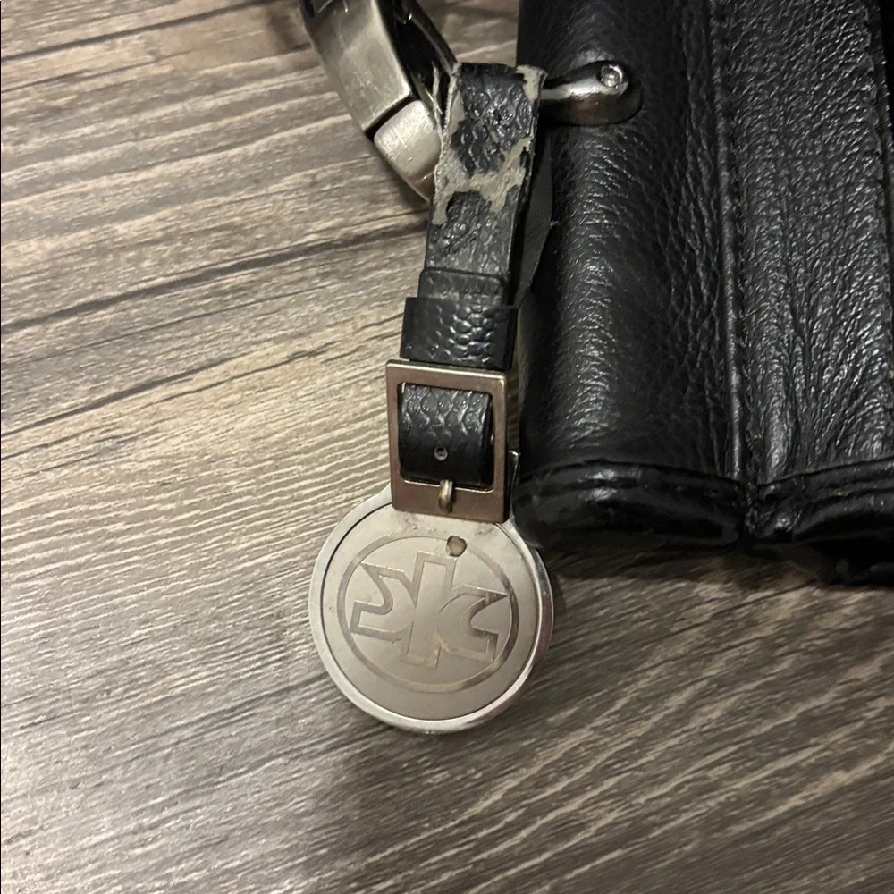 Sleek Black Leather Briefcase for Men